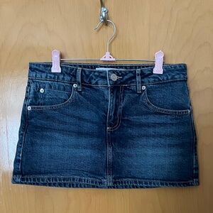 Garage Denim Mini Skirt